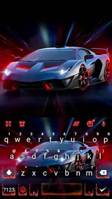 Classy Sports Car Keyboard Theme android App screenshot 0